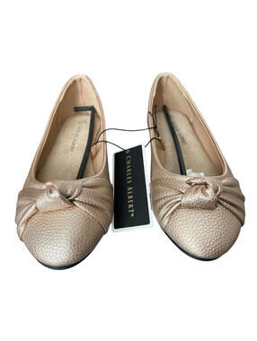 Charles Albert Rose Gold NEW Shoes Women's Size 7 with tags 1182.6